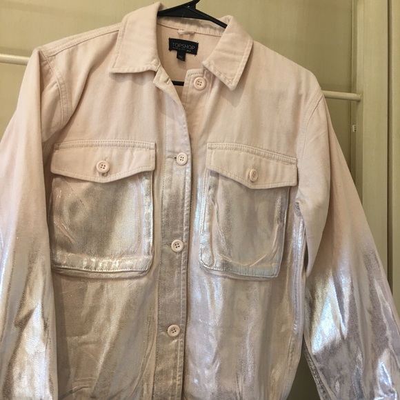 Blush Metallic Jacket - Picture 1 of 4